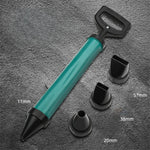 Stainless Steel Cement Grouting Gun Round Flat Nozzle Concrete Caulking Machine Reliable Construction Site Tool Multiple Nozzle Options