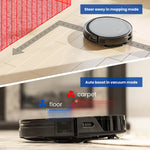 [USA Direct] Proscenic X1 Smart Vacuum Cleaner 3000PA Suction High Frequency Vibration Mop with Automatic Garbage Recovery Bucket Radar Navigation APP Control