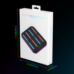 LinkMejor LinkMejor-NS2303 Switch2 Joy-Con 4 in 1 Charging Dock Type-C Fast Charging LED Indicators RGB Lighting Left and Right Handle Charger Stand Gaming Accessories