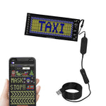 LinkMejor Car sign,programmable LinkMejor sign, Flexible Matrix panel by Bluetooth APP, LinkMejor Display and Sign board for store, shop, bar and business areas