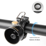 LinkMejor Mini 90dB Press-type Bicycle Bell Retro High Decibel Crisp Cycling Horn for 22-31.8mm Bike Handlebars