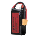 LinkMejor Power 11.1V 1550mAh 150C 3S LiPo Battery XT60 Plug for RC Drone