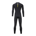 LinkMejor 3mm Front Zipper Wetsuit  Neoprene Elastic Warm Swimming Surfing Snorkeling Long Sleeves Diving Suit Full Body Jumpsuit Water Sport Swimwear