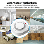Tuya Wifi Smoke Sensor Fire Detect Alarm Smart Home Security Fire Protection Work with Alexa Google Home