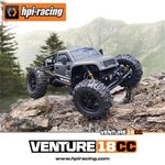 LinkMejor  Venture18 CC Flux RTR 1/18 2.4G 4WD Mini Brushless RC Car LCG Competition Aluminum Chassis Differential Lock Straight Axles Rock Crawler Off-Road Climbing Truck Vehicles Models Metal Gears Oil Shocks Toys