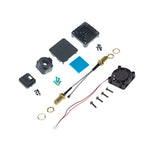 LinkMejor CNC Shell Kit for O4 Air Unit with Cooling Fan, 160mm Coaxial Cable & Thermal Paste FPV VTX Transmitter Case Set