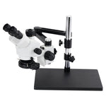 LinkMejor 51MP 2k Trinocular Stereo HDMI Microscope Camera 7X-45X Continuous HD Zoom Stereo Trinocular Microscope For Phone Repair
