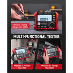 EU US Direct KAIWEETS KE1000 Insulation Resistance Tester 3MΩ to 100GΩ 750V AC 1000V DC Multimeter with DAR PI Auto Calculation for Industrial Testing