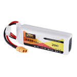 LinkMejor 11.1V 2200mAh 3S 20C Lipo Battery XT60 Plug for Eachine Wizard X220 FPV Racing RC Drone