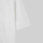LinkMejor Mens Solid Textured Casual Short Sleeve Shirt Fashion V-neck Lapel Top for Male