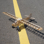 LinkMejor J3 Cub 1010mm Wingspan Balsa Wood RC Airplane Trainer KIT