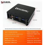 Kuerl 6 Channel DSP Power Amplifier 6x60W RMS High Quality Sound for Android