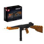 Mould King 14002 Kar98K 1025PCS / 14022 Thompson 1370PCS Toy Gun Building Block DIY Assembly Bricks for Children Birthday Gifts