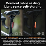 LinkMejor Magnetic Bicycle Taillight Smart Brake Light 7 Lighting Modes IPX6 Waterproof USB Rechargeable LED Bicycle Rear Light for Night Riding