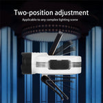 LinkMejor LED Sensor Headlamp Clip Cap Light USB Rechargeable Head Flashlight Built-in Battery for Fishing Camping