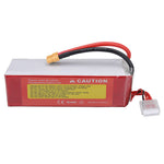 LinkMejor 22.2V 7000mAh 65C 6S LiPo Battery XT60 Plug for RC Drone