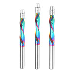 1pc CNC Router Bit Spiral Compression Cutting Edge Woodworking Tool NF20 TAC Coated MDF Hardwood Plywood Particleboard