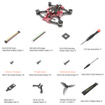 LinkMejor Mario Mini25 Pro 135mm 3S 2.5 Inch RC FPV Racing Drone NO VTX NO Camera Compatible with DJI O4 Pro Air Unit