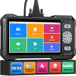 LinkMejor S608 OBD2 Scanner Automotive Diagnostic Tool 4 System Diagnosis 9 Resets Bi-Directional Control CANFD Lifetime Free Update Professional Car Code Reader