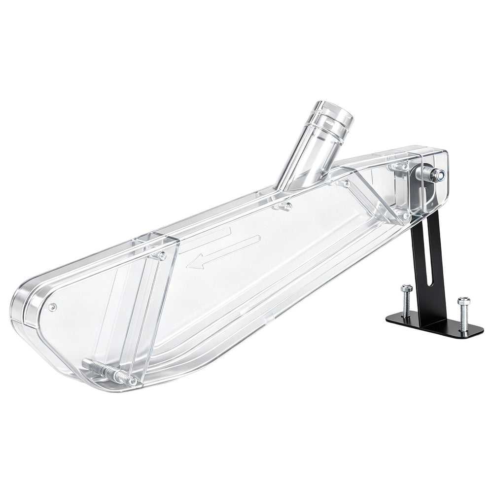 T-Shape Table Saw Guard Transparent ABS Cover 4-12 Inch Vacuum Connectable Woodworking Safety Dust Collection Shield
