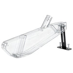 T-Shape Table Saw Guard Transparent ABS Cover 4-12 Inch Vacuum Connectable Woodworking Safety Dust Collection Shield