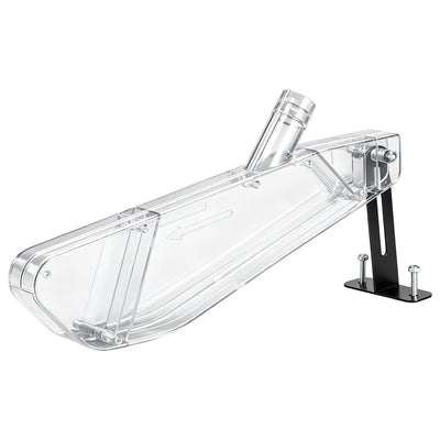 T-Shape Table Saw Guard Transparent ABS Cover 4-12 Inch Vacuum Connectable Woodworking Safety Dust Collection Shield