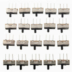 100pcs SS12D00G3 2 Position SPDT 1P2T 3 Pin PCB Panel Mini Vertical Slide Toggle Switch