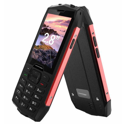 LinkMejor H3 Mini 2.8-inch Dual SIM Dual Standby 2000mAh Built-in Flashlight IP68 Waterproof Flip Mobile Phone Type-C Rechargeable 4G Smartphone