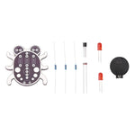 Electronic DIY Weevil Eye LED Light Kit Multiple Color Easy Assembly Student Experiment DIY Light Module Kit for Soldering