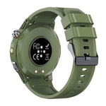 YK06 1.53inch HD Screen LED Flashlight Compass 40 Days Battery Life bluetooth Call Heart Rate Blood Pressure Blood Oxygen Monitor Sleep Monitoring Multi-sport Modes IP68 Waterproof Smart Watch