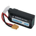 LinkMejor 11.1V 1500mAh 120C 3S Lipo Battery XT60 Plug for RC Drones