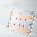8mm Thickened Acrylic Bottom Plate with Adjustable Width Clear Visual Cutting Mini Table Saw Fit For Cutting Machine Gong Machine