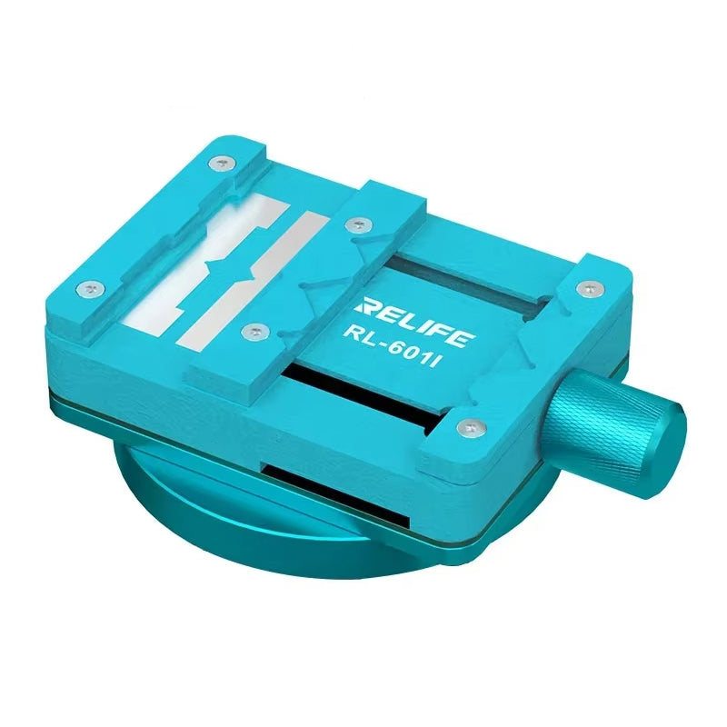 RL-601I Motherboard Chip Repair Rotary Fixture 360° Rotatable High Temp Resistance Stable Weighted Base Heat Dissipation Ideal for Maintenance