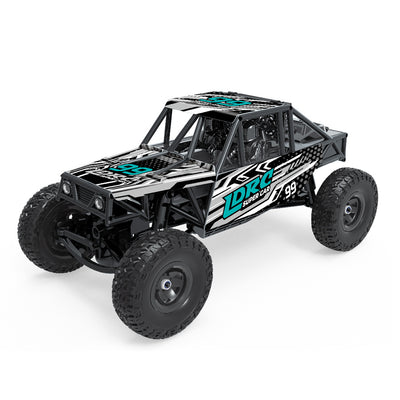 LinkMejor 18499 Waterproof Driving Version RTR 1/18 2.4G 4WD RC Car Rock Crawler Pipe Rack Off-Road Climbing Truck LED Light Full Proportional Vehicles Models Straight Bridge Axle Toys