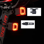 LinkMejor Smart Bike Taillight 350mAh Battery Waterproof 6 Light modes 26g Lightweight Mini Bicycle Back Light