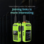 Talkpod N58plus 4G Amateur POC Walkie Talkie Smart 9.0 Android GPS Location Sharing Long Battery Type-C Fast Charging Bluetooth PTT Support Wireless Two-Way Radio with 2.4Inch HD Touch Screen
