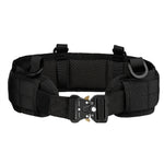125cm Men's Nylon Tactical Belt Adjustable Suspender Outdoor Training Combat Hunting Waistband Set