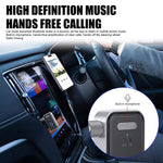 2in1 Bluetooth 5.3 Audio Receiver Transmitter Car Stereo Wireless Adapter Hands Free 3.5mm AUX Jack for Headphone Speaker TV PC