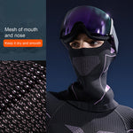 Winter Face Guard Ski Face Guard Ultra-thick Windproof Full Face Guard Balaclava Super Soft Sweat Absorption for Cycling Skiing