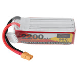ZOP ﻿POWER 14.8V 2200mAh 95C 4S LiPo Battery XT60 Plug for RC Drone
