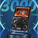 [128G] J36Ultra Handheld Game Console 3.5-inch Screen with RGB Joystick 8-Core A7 Processor 3000mAh Battery Retro Portable WiFi Gaming Player Console