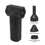 High-Speed Turbofan Cordless Air Blower 130,000RPM 7500mAh Peak Battery 3 Speed Adjustable Portable Vacuum USB Charging for Car and Home