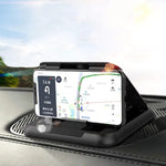 Car Center Console Mobile Phone Navigation Holder Anti-Slip Pad Mobile Phone Holder Instrument Panel Car Mobile Phone Holder