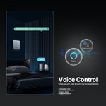 MOES Tuya Star Feather Series Zigbe Smart Curtain Switch Anti-Glare Touch Panel Flowing Backlight Work with Alexa Google Home