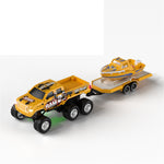 LinkMejor Q235 Q236 YW RTR Q Version 1/64 2.4G RWD Mini Alloy RC Car Six Wheel Off-Road Pickup Truck LED Light Support App Remote Control Three Speed Vehicles Models Pocket Toys Desktop Collection Gift For Boys