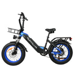 [USA Direct] BAOLUJIE DP2003 48V 12AH 500W Recommended Top Speed 25KM/H 20*4.0inch Electric Bicycle 30-40KM Max Mileage 120KG Payload Electric Bike