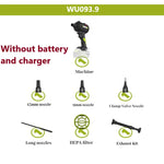 LinkMejor WU093 Lithium Industrial Blower Cordless 20V 75,000RPM Lightweight 209m/s High Power Multi Nozzle Attachments