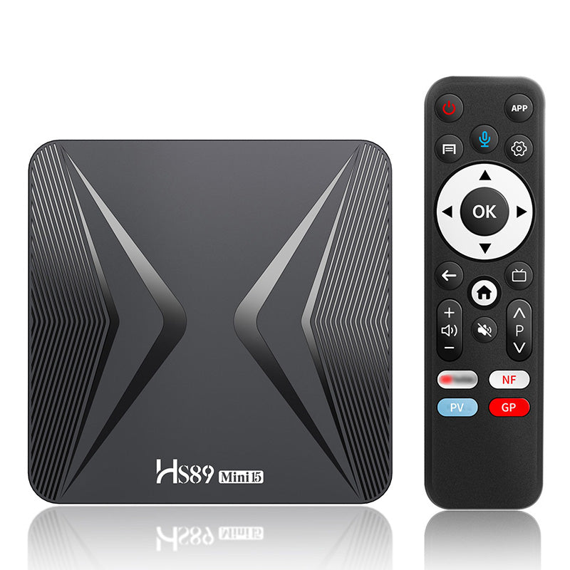 [4+32G]HS89 Mini 15 Android 14 TV Box RK3539 Quad Core WiFi 6 & bluetooth 5.4 4K Ultra HD AV1 Decoding Smart Streaming Media Player Set Top Box