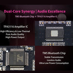 LinkMejor XY-1001W TWS bluetooth 5.3 Amplifier Board Mono 100W TPA3116D2 AUX USB Stereo Pairing Audio Module