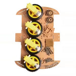 UNOR3 Four-wheel Intelligent Mini Vehicle 4WD bluetooth Remote Control DIY Smart Robot Kit Speed Measurement Tracking Obstacle Avoidance